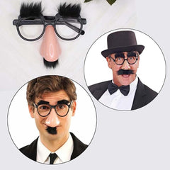 Nessiworld Fun Disguise Eyebrow Moustache Humor Glasses 9x13 cm