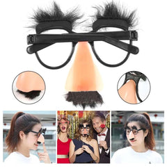 Nessiworld Fun Disguise Eyebrow Moustache Humor Glasses 9x13 cm