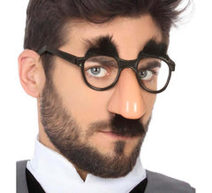 Nessiworld Fun Disguise Eyebrow Moustache Humor Glasses 9x13 cm