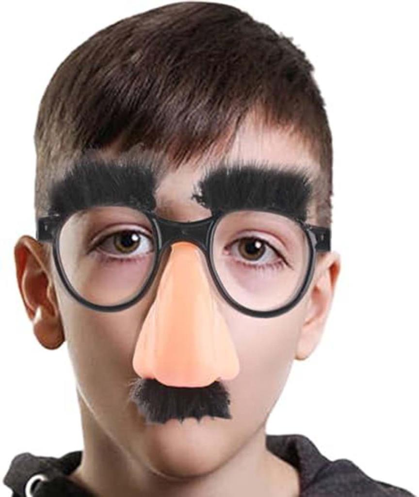 Nessiworld Fun Disguise Eyebrow Moustache Humor Glasses 9x13 cm