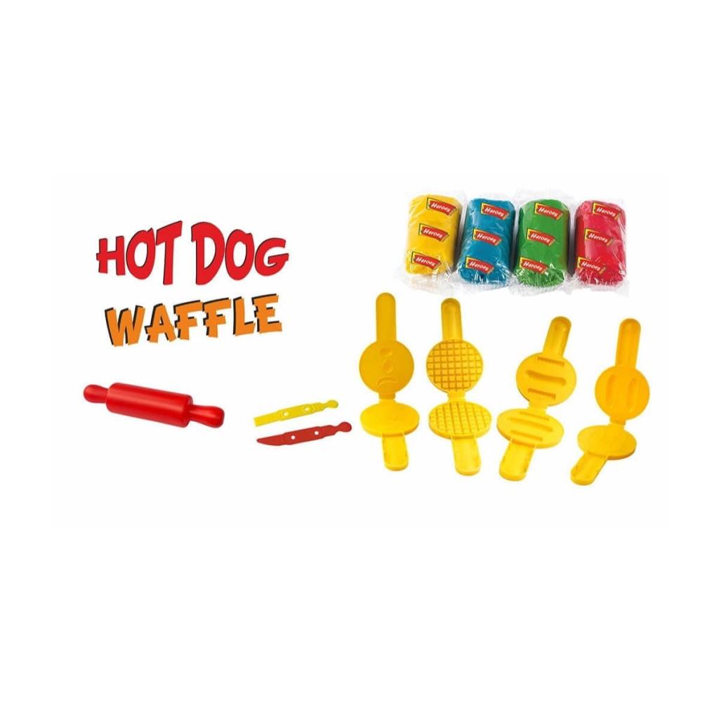 Coffret de pâte à modeler Nessiworld ERN-584 Heroes (taille moyenne) - Jouets Eren