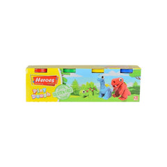 Nessiworld ERN-604 Heroes Premium Quadruple Play Dough - Eren Toys