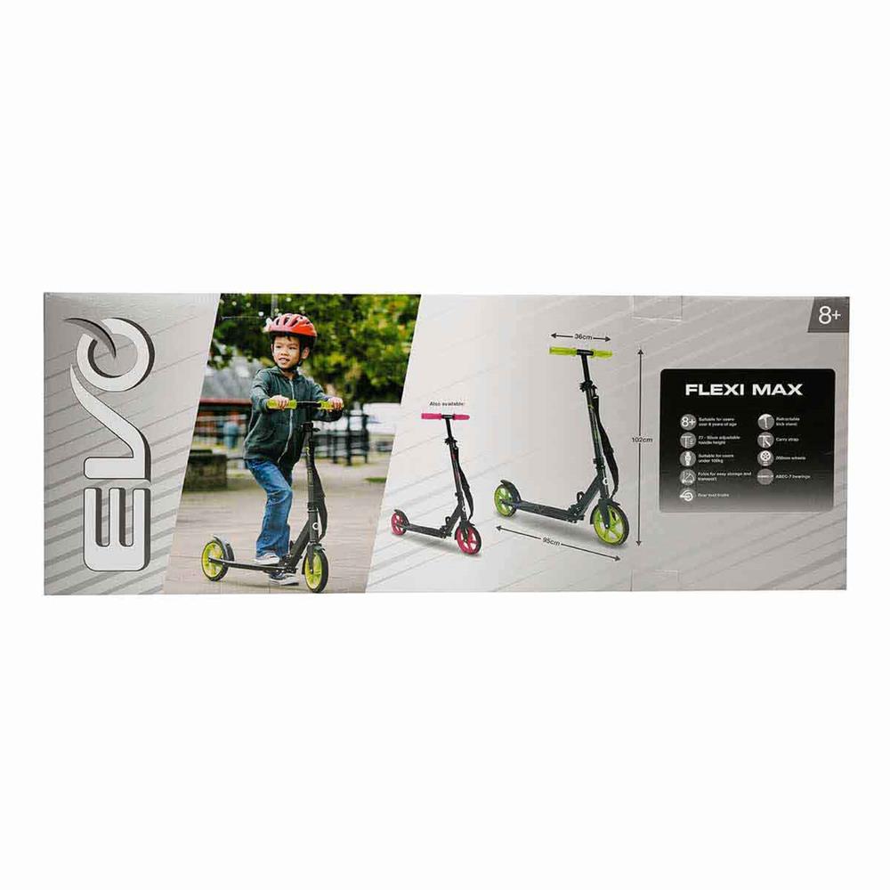 Nessiworld Evo 2 Tekerlekli Flexi Max Yeşil Scooter