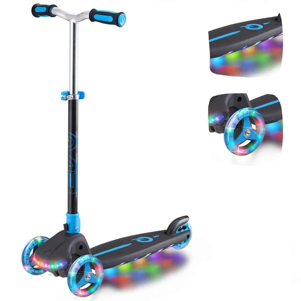 Evo 3 Wheel Rainbow Blast Light Scooter