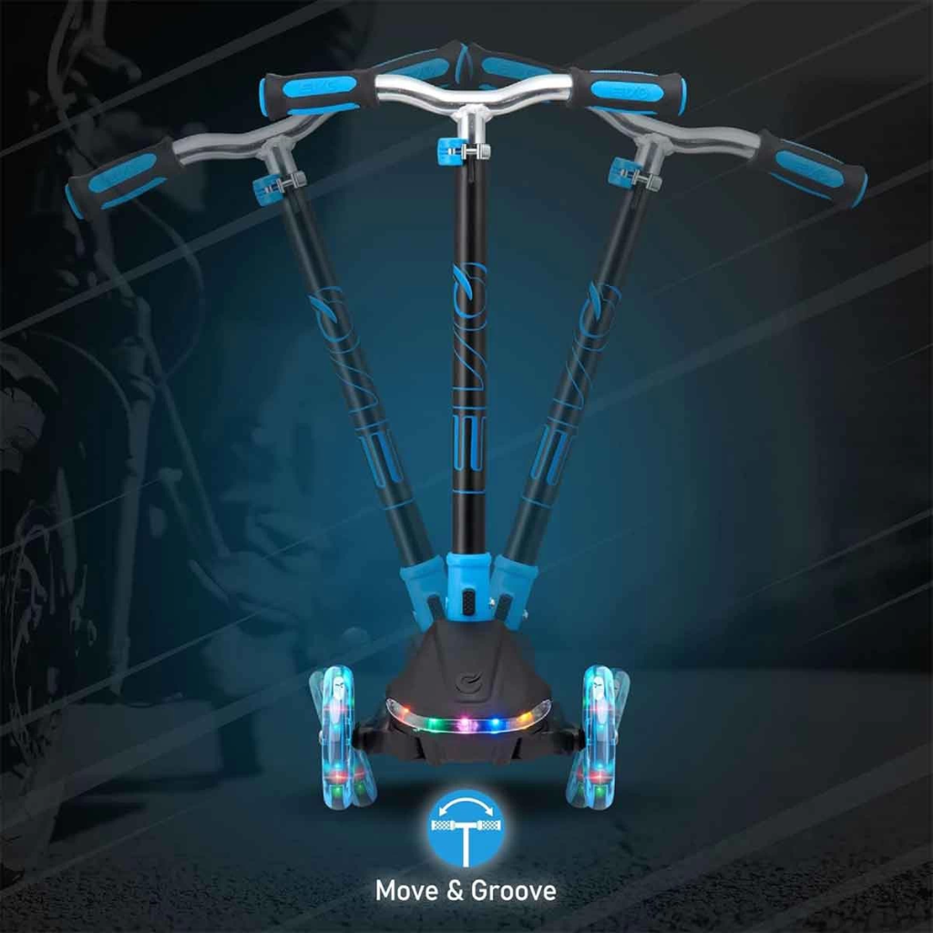 Evo 3 Wheel Rainbow Blast Light Scooter
