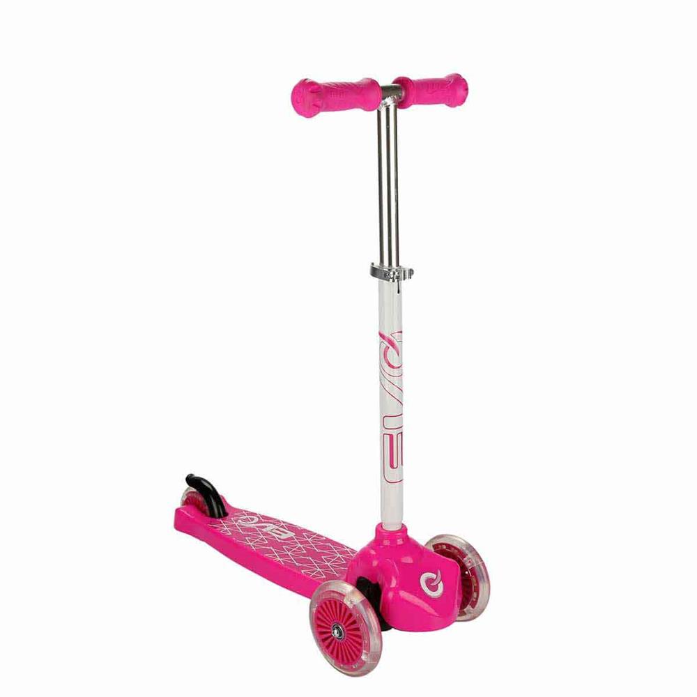 Nessiworld Evo Lighted 3 Wheel Pink Scooter