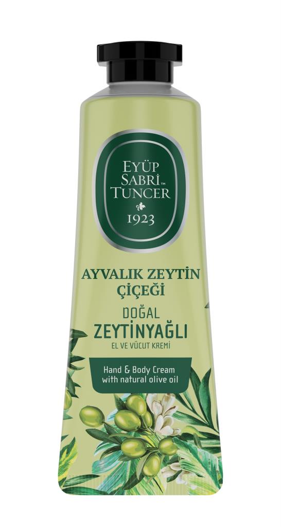 Nessiworld Eyüp Sabri Tuncer Natural Ayvalık Olive Blossom Olive Oil Hand and Body Cream 50ml