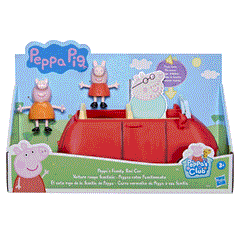 F2184 Peppa Pig Red Family Vehicle +3 years old