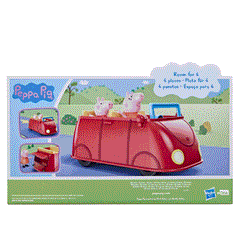 F2184 Peppa Pig Red Family Vehicle +3 years old
