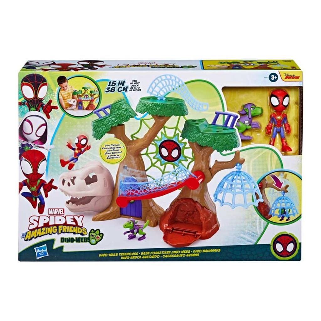 Nessiworld F9477 Spidey ve İnanılmaz Arkadaşları - Dino Webs Ağaç Evi Set