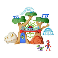 Nessiworld F9477 Spidey ve İnanılmaz Arkadaşları - Dino Webs Ağaç Evi Set