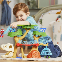 Nessiworld F9477 Spidey ve İnanılmaz Arkadaşları - Dino Webs Ağaç Evi Set