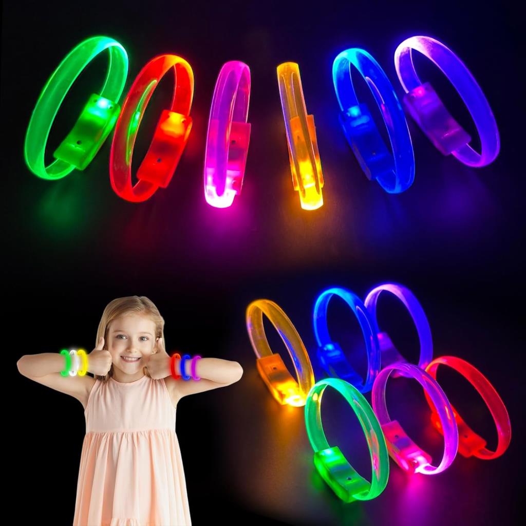 Nessiworld Festival &amp; Parti LED Bileklik 3 Farklı Mod Işıklı 1 Adet