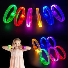 Nessiworld Festival &amp; Parti LED Bileklik 3 Farklı Mod Işıklı 1 Adet