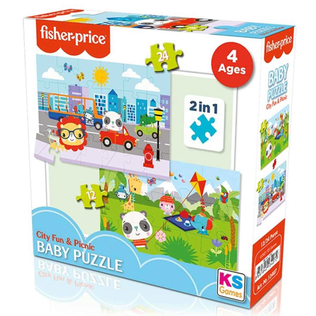 NessiWorld FisherPriceBabyCityFun&amp;Picnic2in1Puzzle