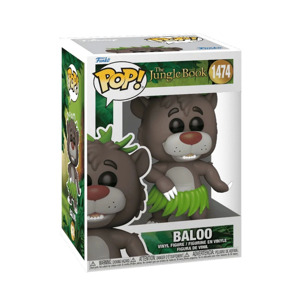 Nessiworld Funko POP Disney : Le Livre de la jungle - Baloo