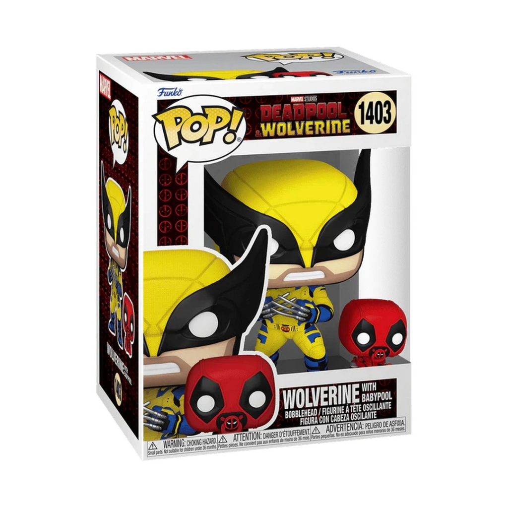 Nessiworld Funko POP Marvel Deadpool: Wolverine w/ Babypool