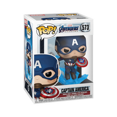 Nessiworld Funko POP Marvel: Endgame Captain America with Broken Shield