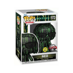 Nessiworld Funko POP Films The Matrix 4 - Neo (Codé) (Brille dans le noir)