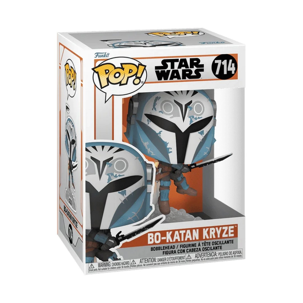 Messi World Funko Pop Star Wars: The Mandalorian-Katan with/Darksaber و Jet Pack