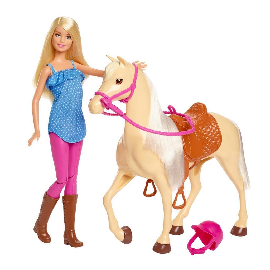 FXH13 Barbie and Her Beautiful Horse Playset