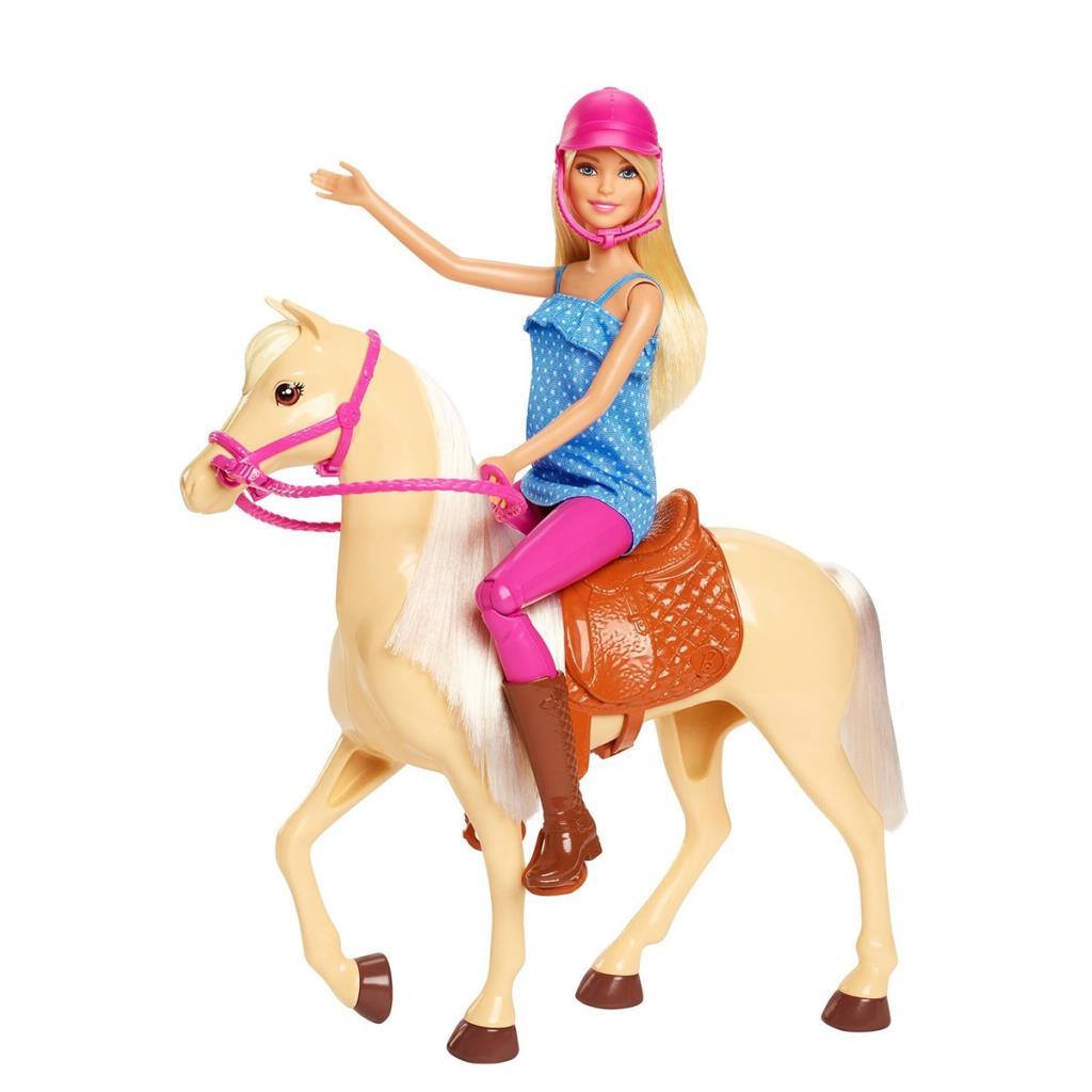 FXH13 Barbie and Her Beautiful Horse Playset
