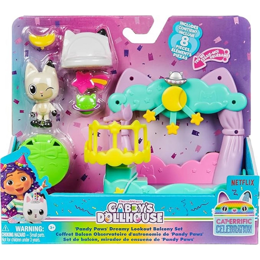 Nessiworld Gabby's Dollhouse Balkon Takımı Figür Set