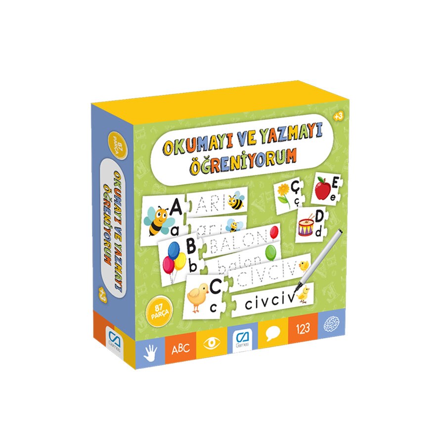 Nessiworld Games Learning to Read and Write 87 Pieces 5127