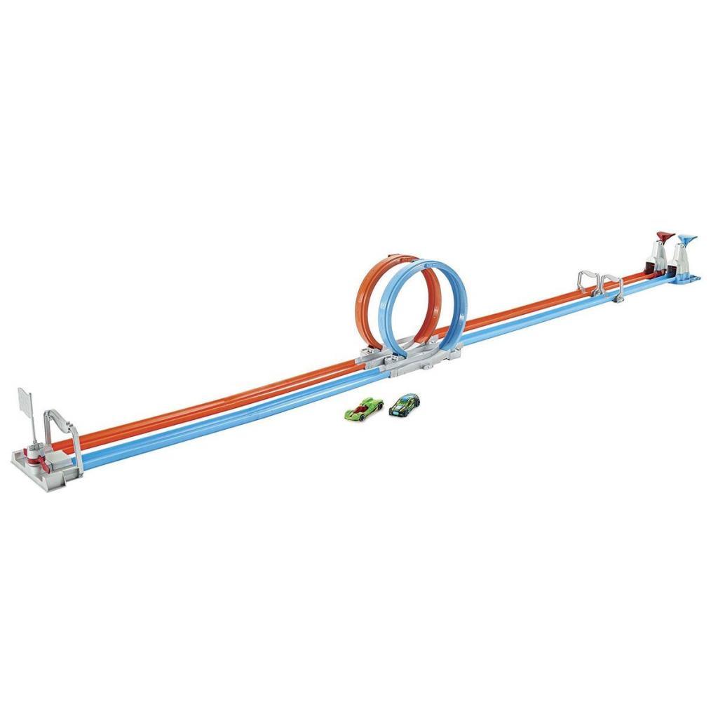 GFH85 Hot Wheels Double Loop Sprint Track Set
