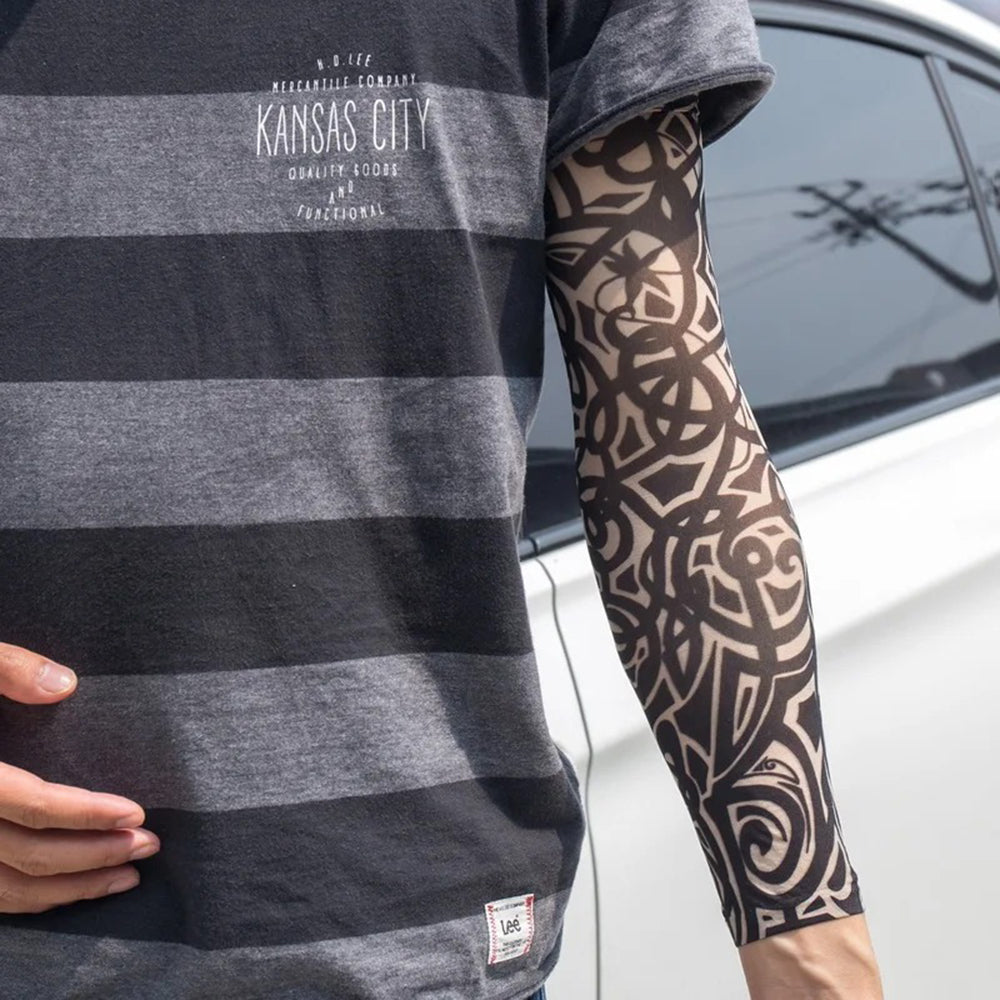 Nessiworld Wearable Arm Tattoo Sock Tattoo 3D Printed Arm Leg Tattoo 2 Pieces Model 13