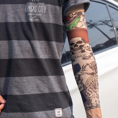 Nessiworld Wearable Arm Tattoo Sock Tattoo 3D Printed Arm Leg Tattoo 2 Pieces Model 14