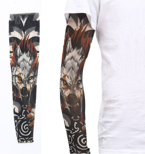 Nessiworld Wearable Arm Tattoo Sock Tattoo 3D Printed Arm Leg Tattoo 2 Pieces Model 9