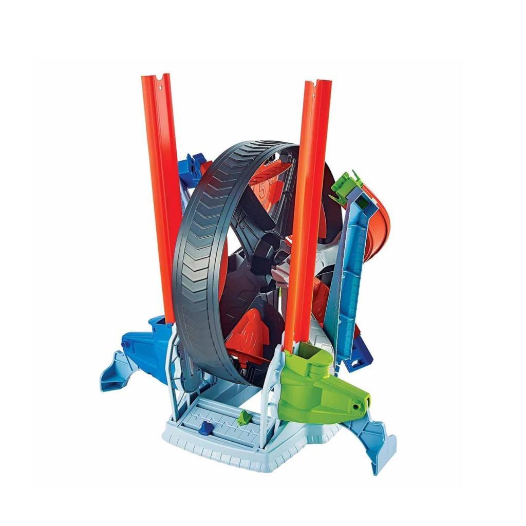GJM77 Hot Wheels, Spinning Wheel Adventure Race Set / 4-8 years old
