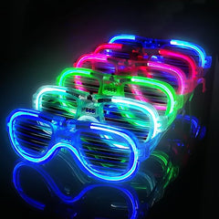 Nessiworld Glow Modèle 3 Lunettes de fête lumineuses fonctionnelles différentes Couleurs mélangées 12 pièces