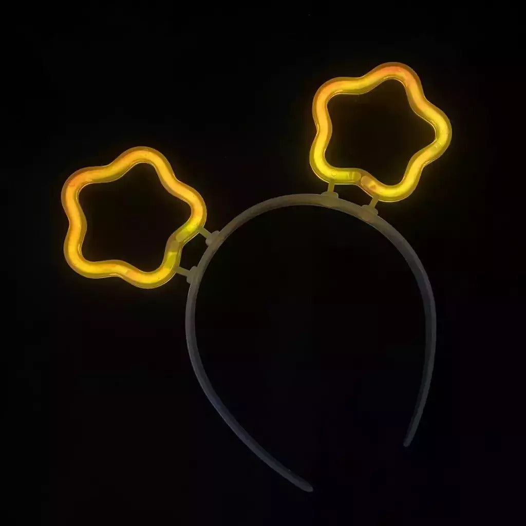 Nessiworld Glow Stick Glow in the Dark Phosphorescent Star Crown 12 Pieces