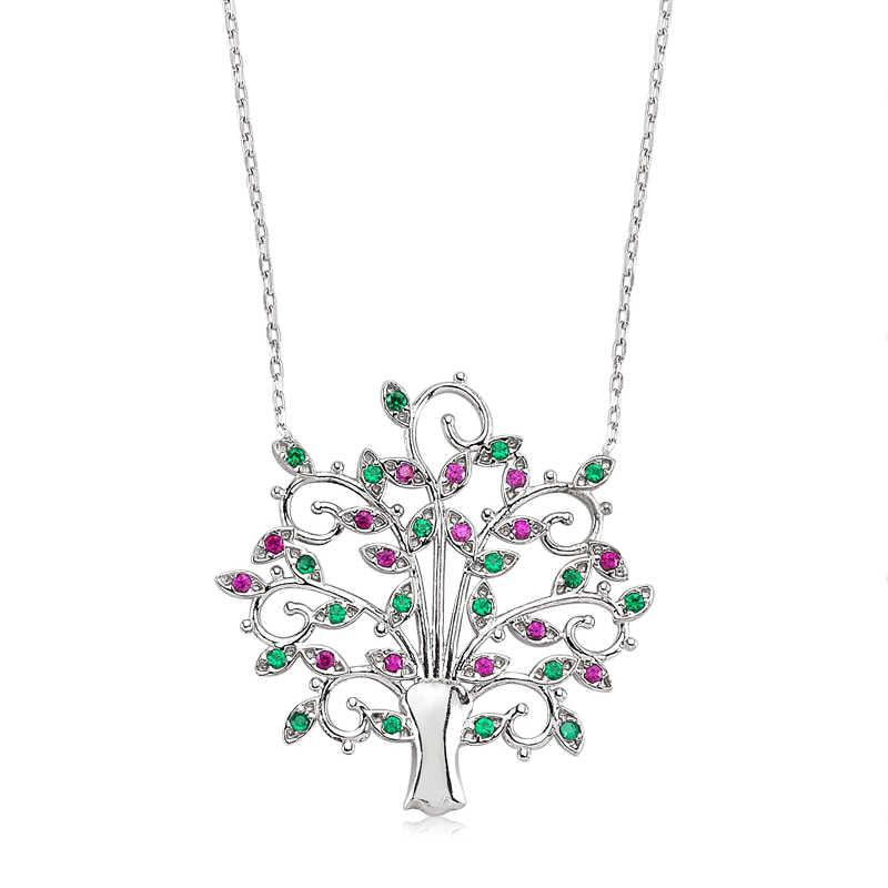 Silver Tree of Life Women's Necklace