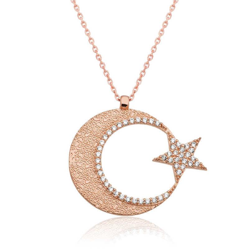 Collier pour femme en forme d'étoile en argent