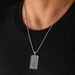 Collier Ayetel Kursi en argent
