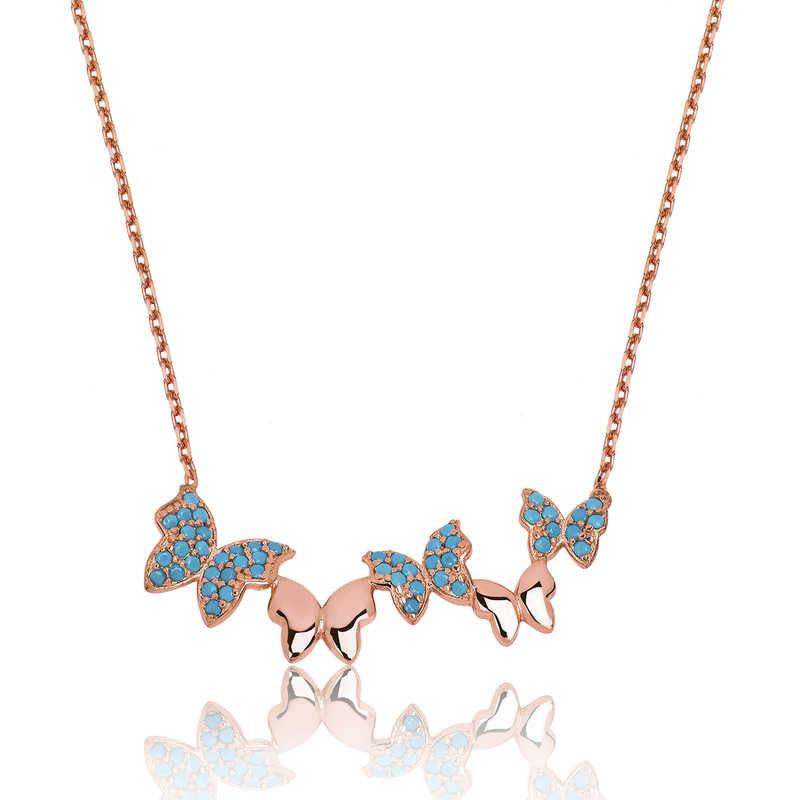 Silver Butterfly Women's Necklace