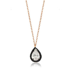 Silver White Drop Women's Necklace