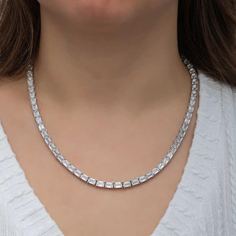 Silver White Stone Waterway Women's Set