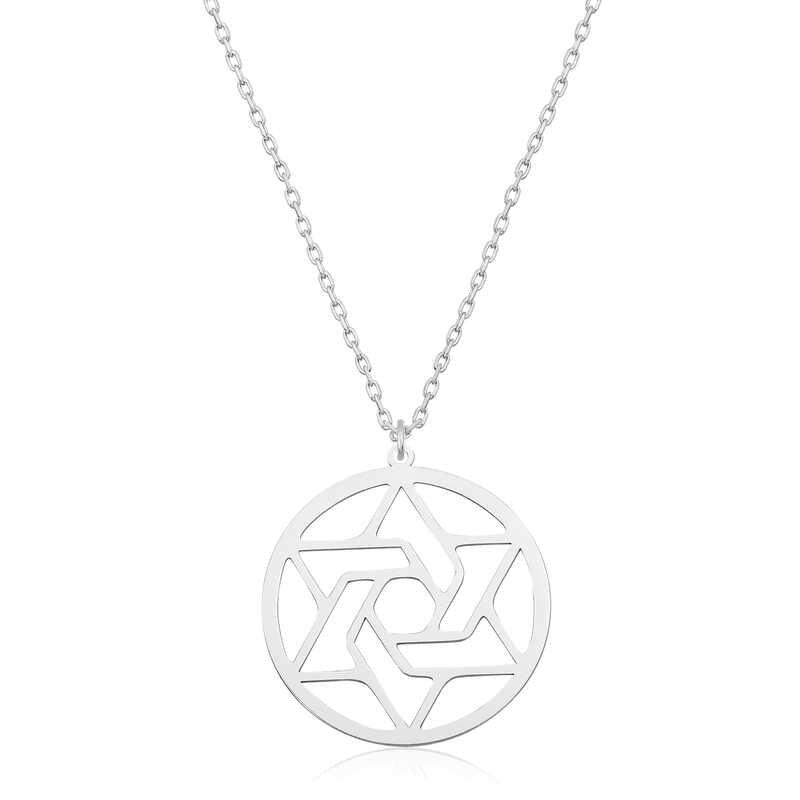 Silver Circle Women's Necklace