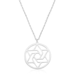 Silver Circle Women's Necklace