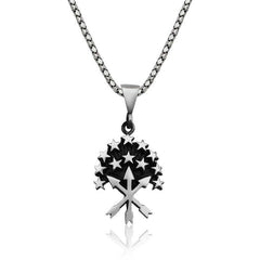 Collier circassien en argent