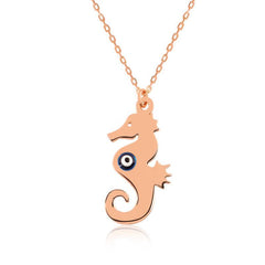 Silver Seahorse Women's Necklace