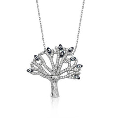 Silver Wish Tree Women's Necklace