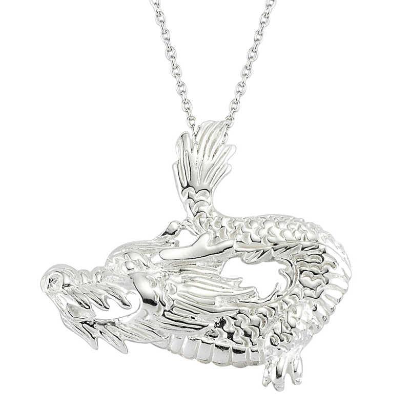 Collier Dragon en Argent