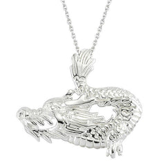 Collier Dragon en Argent