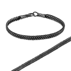 Bracelet unisexe Kazaziye en argent enveloppé à la main