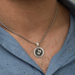 Collier Elif Vav en argent